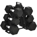 Dumbbell Storage with Dumbbells  (2 X 2kg, 2 X 5kg, 2 X 8kg)