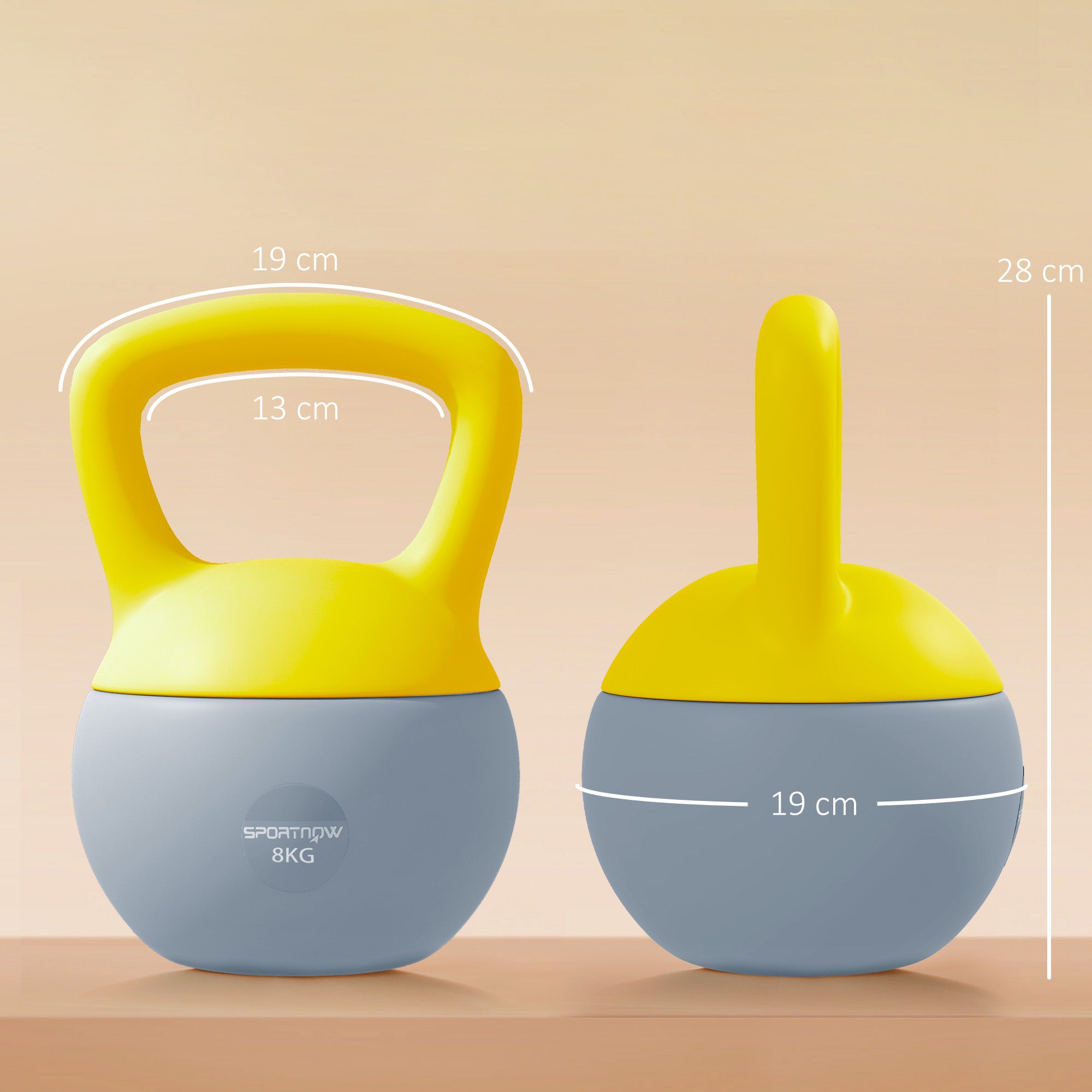 SPORTNOW 8KG Soft Kettlebell