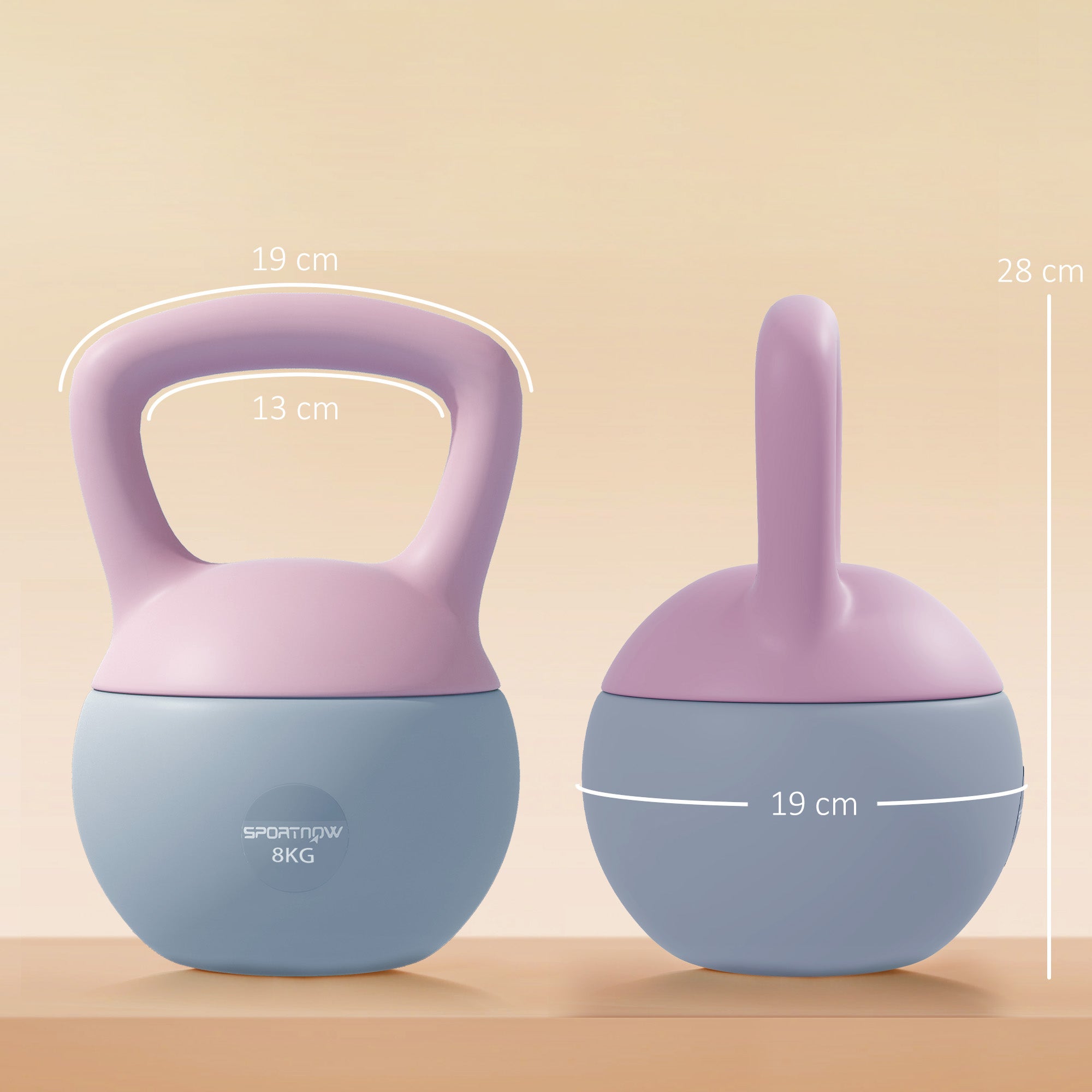SPORTNOW 8KG Soft Kettlebell