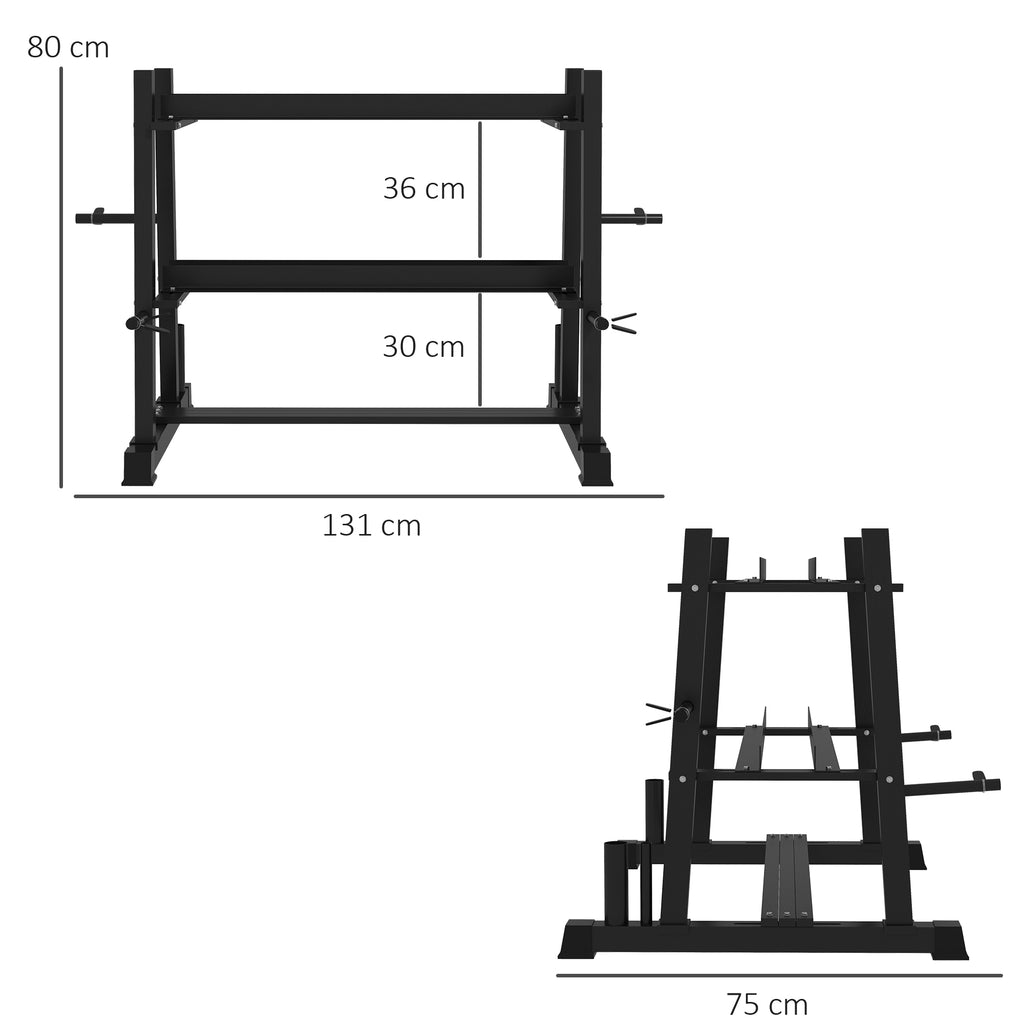 3-Tier Dumbbell Rack