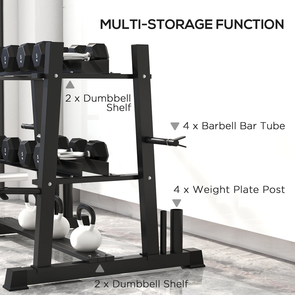 3-Tier Dumbbell Rack