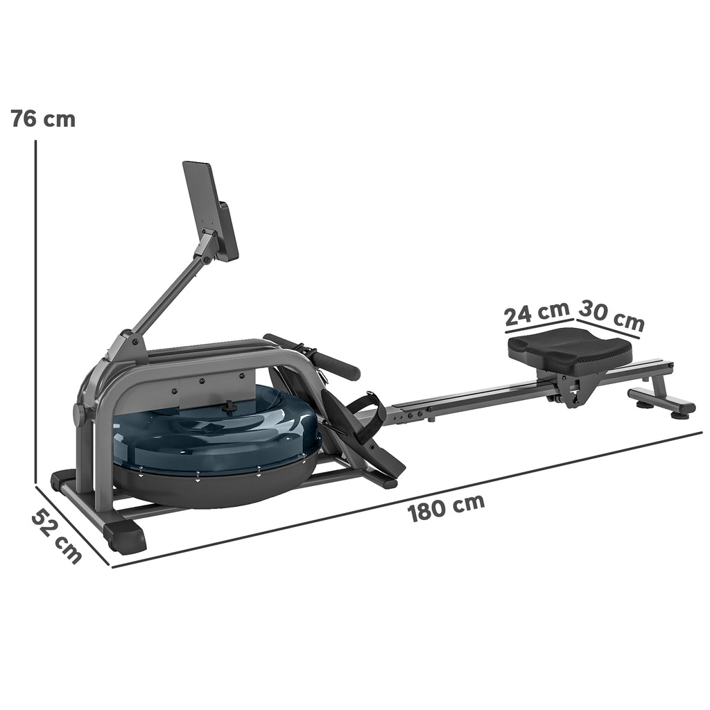 Water Rowing Machine, Adjustable Resistance