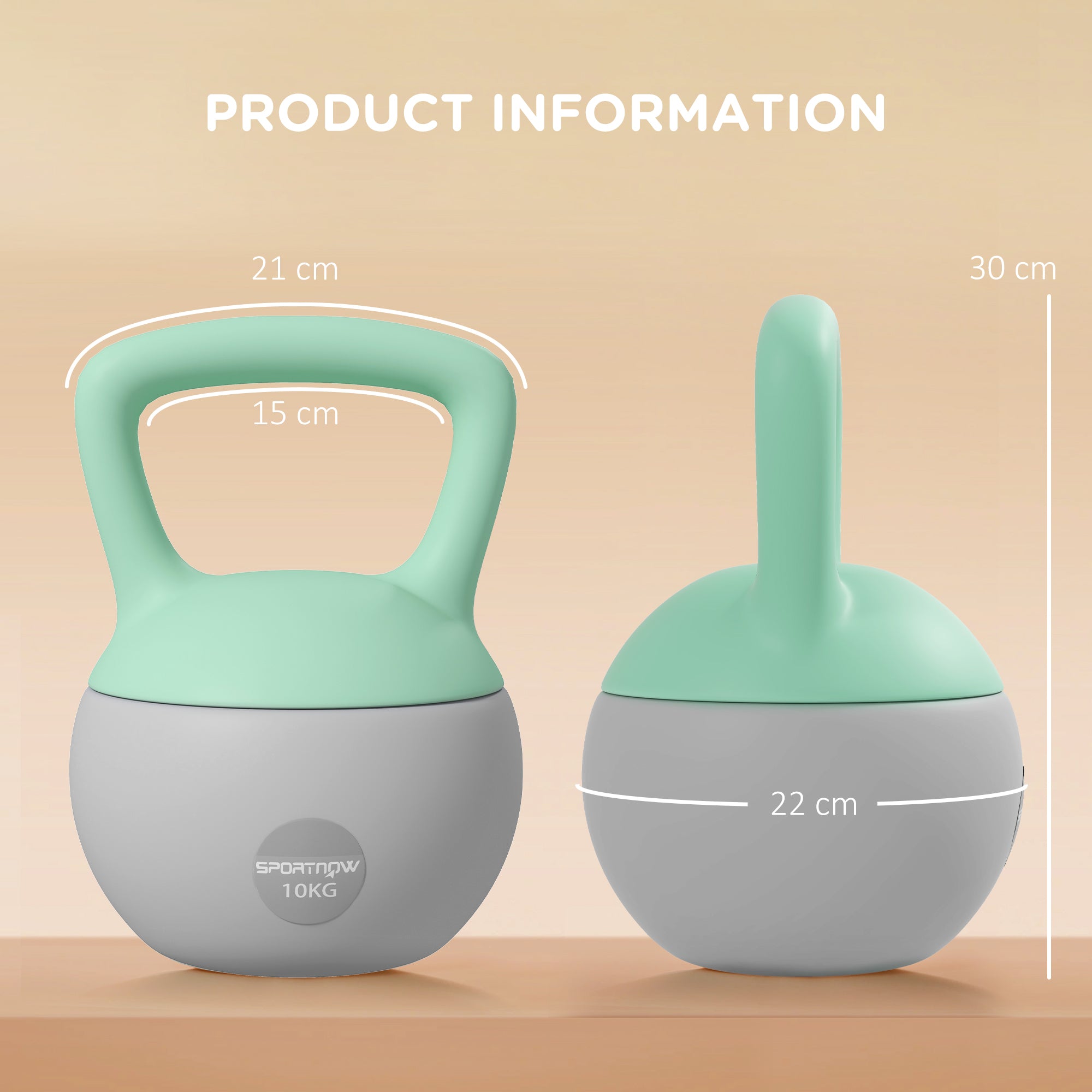 SPORTNOW 8KG Soft Kettlebell