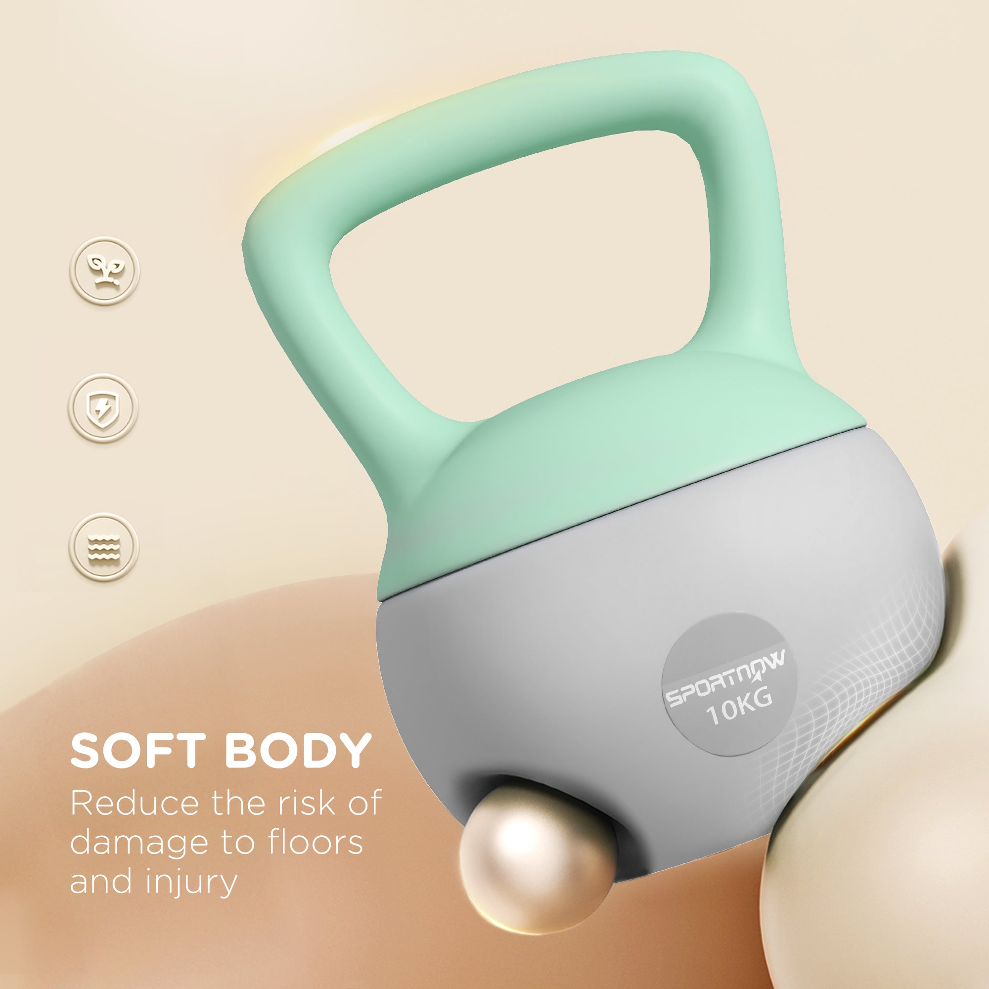 SPORTNOW 8KG Soft Kettlebell