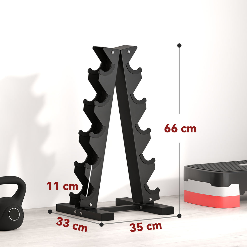 Five-Tier Dumbbell Storage Rack